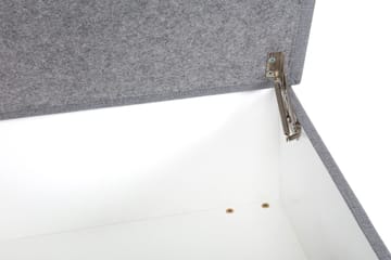 Crazy Fotpall med Förvaring 80x65 - Ljusgrå - Möbler - Fåtölj & stolar - Pall & puff - Fotpallar