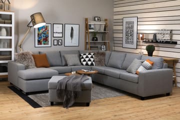 Crazy Fotpall med Förvaring 80x65 - Ljusgrå - Möbler - Fåtölj & stolar - Pall & puff - Fotpallar