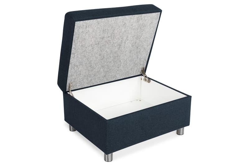 Crazy Fotpall med Förvaring 80x65 - Mörkblå - Möbler - Fåtölj & stolar - Pall & puff - Fotpallar