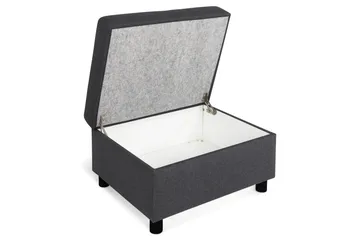 Crazy Fotpall med Förvaring 80x65 - Mörkgrå - Möbler - Fåtölj & stolar - Pall & puff - Fotpallar