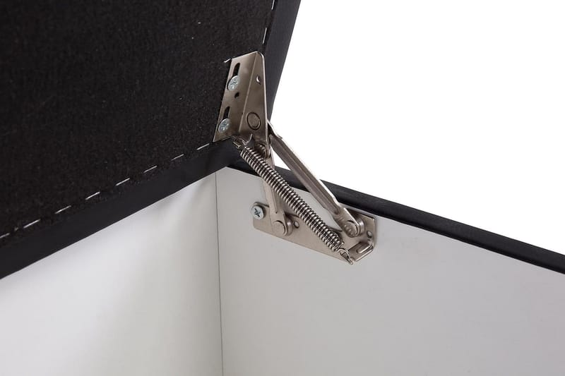 Crazy Fotpall med Förvaring 80x65 - Svart Konstläder - Möbler - Fåtölj & stolar - Pall & puff - Fotpallar