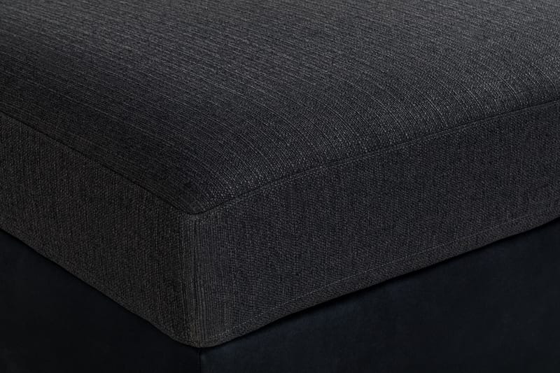 Cuba Fotpall - Svart/Grå - Möbler - Fåtölj & stolar - Pall & puff - Fotpallar