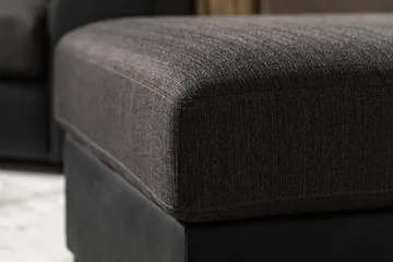 Cuba Fotpall - Svart/Grå - Möbler - Fåtölj & stolar - Pall & puff - Fotpallar