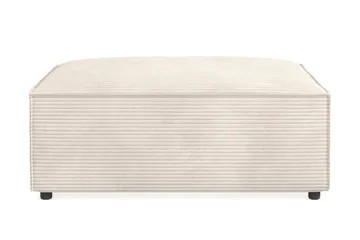 Cubo 1-sits  Rektangulär Fotpallsmodul i Manchester 120 cm bred - Beige - Möbler - Fåtölj & stolar - Pall & puff - Fotpallar