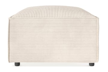 Cubo 1-sits  Rektangulär Fotpallsmodul i Manchester 120 cm bred - Beige - Möbler - Fåtölj & stolar - Pall & puff - Fotpallar