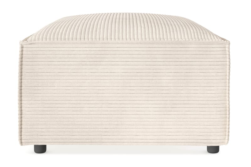 Cubo 1-sits  Rektangulär Fotpallsmodul i Manchester 120 cm bred - Beige - Möbler - Fåtölj & stolar - Pall & puff - Fotpallar