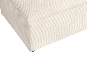 Cubo 1-sits  Rektangulär Fotpallsmodul i Manchester 120 cm bred - Beige - Möbler - Fåtölj & stolar - Pall & puff - Fotpallar