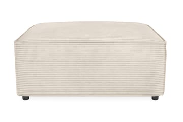 Cubo 1-sits  Rektangulär Fotpallsmodul i Manchester 80 cm bred - Beige - Möbler - Fåtölj & stolar - Pall & puff - Fotpallar