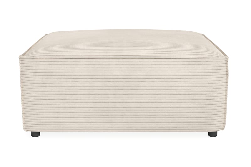 Cubo 1-sits  Rektangulär Fotpallsmodul i Manchester 80 cm bred - Beige - Möbler - Fåtölj & stolar - Pall & puff - Fotpallar