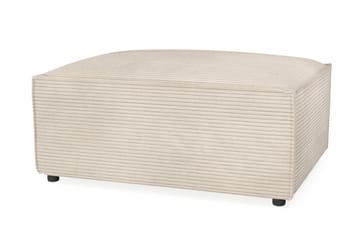 Cubo 1-sits  Rektangulär Fotpallsmodul i Manchester 80 cm bred - Beige - Möbler - Fåtölj & stolar - Pall & puff - Fotpallar