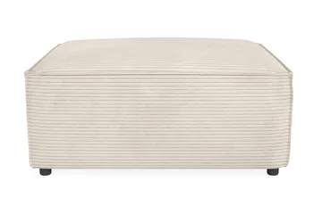Cubo 1-sits  Rektangulär Fotpallsmodul i Manchester 80 cm bred - Beige - Möbler - Fåtölj & stolar - Pall & puff - Fotpallar