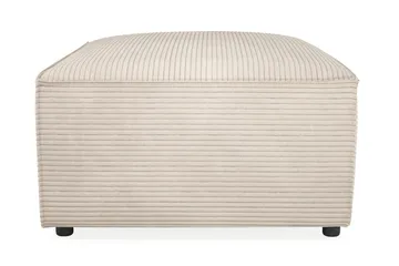 Cubo 1-sits  Rektangulär Fotpallsmodul i Manchester 80 cm bred - Beige - Möbler - Fåtölj & stolar - Pall & puff - Fotpallar
