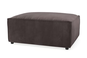 Cubo 1-sits  Rektangulär Fotpallsmodul i Sammet 80 cm bred - Mörkgrå - Möbler - Fåtölj & stolar - Pall & puff - Fotpallar