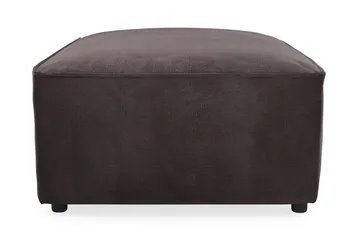 Cubo 1-sits  Rektangulär Fotpallsmodul i Sammet 80 cm bred - Mörkgrå - Möbler - Fåtölj & stolar - Pall & puff - Fotpallar