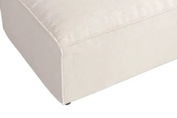 Cubo 1-sits  Rektangulär Fotpallsmodul i Tyg 120 cm bred - Beige - Möbler - Fåtölj & stolar - Pall & puff - Fotpallar