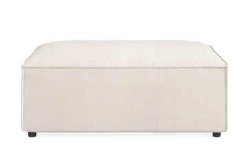 Cubo 1-sits  Rektangulär Fotpallsmodul i Tyg 120 cm bred - Beige - Möbler - Fåtölj & stolar - Pall & puff - Fotpallar