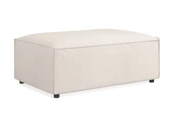 Cubo 1-sits  Rektangulär Fotpallsmodul i Tyg 120 cm bred - Beige - Möbler - Fåtölj & stolar - Pall & puff - Fotpallar