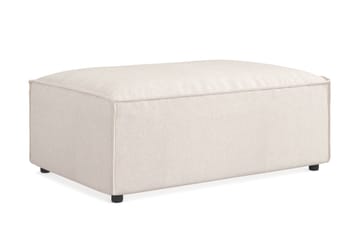 Cubo 1-sits  Rektangulär Fotpallsmodul i Tyg 120 cm bred - Beige - Möbler - Fåtölj & stolar - Pall & puff - Fotpallar