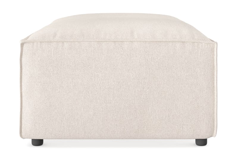 Cubo 1-sits  Rektangulär Fotpallsmodul i Tyg 120 cm bred - Beige - Möbler - Fåtölj & stolar - Pall & puff - Fotpallar