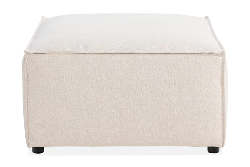 Cubo 1-sits  Rektangulär Fotpallsmodul i Tyg 80 cm bred - Beige - Möbler - Fåtölj & stolar - Pall & puff - Fotpallar