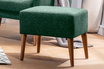 Cynthiaa Fotpall - Grön - Möbler - Fåtölj & stolar - Pall & puff - Fotpallar