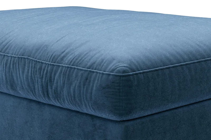 Dubai Fotpall Sammet - Blå - Möbler - Fåtölj & stolar - Pall & puff - Fotpallar