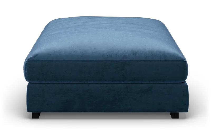 Dubai Fotpall Sammet - Blå - Möbler - Fåtölj & stolar - Pall & puff - Fotpallar