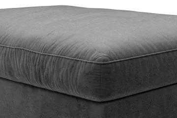 Dubai Fotpall Sammet - Mörkgrå - Möbler - Fåtölj & stolar - Pall & puff - Fotpallar