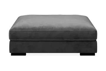 Dubai Fotpall Sammet - Mörkgrå - Möbler - Fåtölj & stolar - Pall & puff - Fotpallar