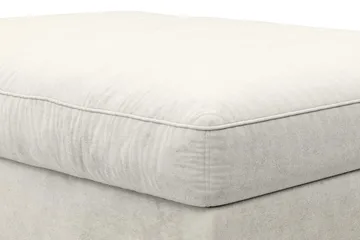 Dubai Fotpall Sammet - Vit - Möbler - Fåtölj & stolar - Pall & puff - Fotpallar