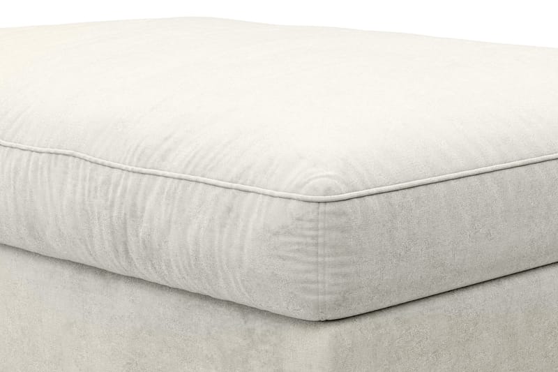 Dubai Fotpall Sammet - Vit - Möbler - Fåtölj & stolar - Pall & puff - Fotpallar