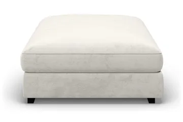 Dubai Fotpall Sammet - Vit - Möbler - Fåtölj & stolar - Pall & puff - Fotpallar