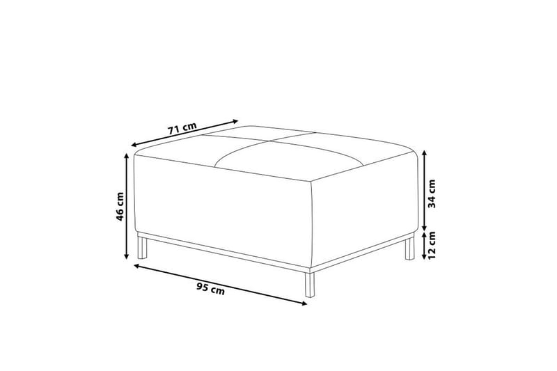 Dugard Fotpall - Beige - Möbler - Fåtölj & stolar - Pall & puff - Fotpallar