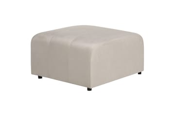 Fotpall Falsterbo Beige, Sammet