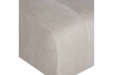Fotpall Falsterbo Beige, Sammet - Beige, Sammet - Möbler - Fåtölj & stolar - Pall & puff - Fotpallar