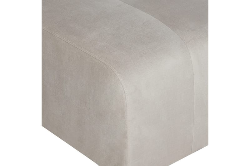 Fotpall Falsterbo Beige, Sammet - Beige, Sammet - Möbler - Fåtölj & stolar - Pall & puff - Fotpallar
