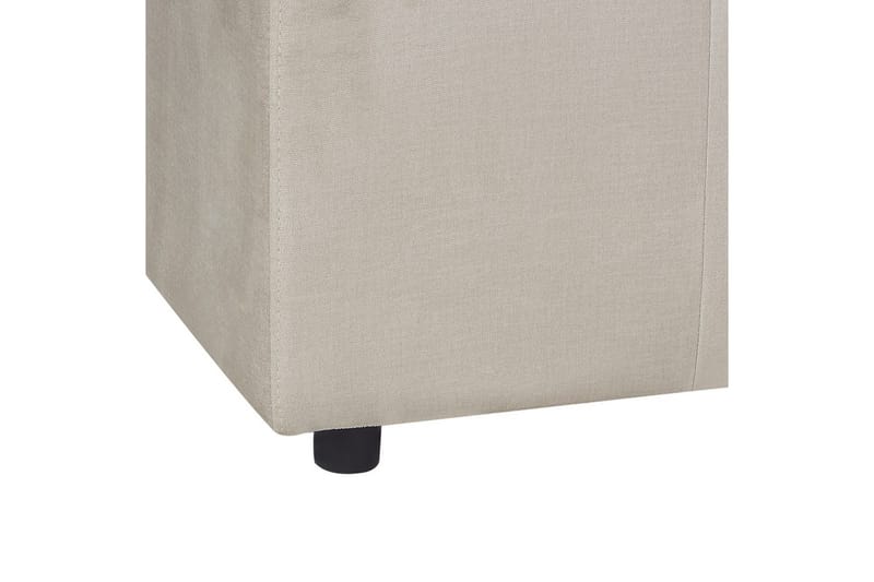 Fotpall Falsterbo Beige, Sammet - Beige, Sammet - Möbler - Fåtölj & stolar - Pall & puff - Fotpallar