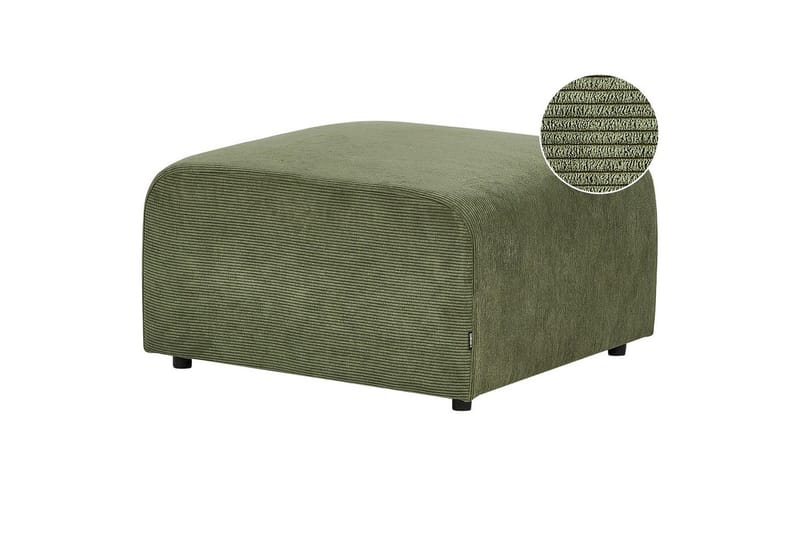 Fotpall Falsterbo Grön, Manchestertyg - Grön, Manchestertyg - Möbler - Fåtölj & stolar - Pall & puff - Fotpallar