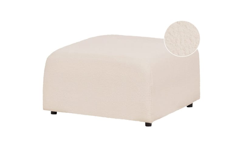 Fotpall Falsterbo Ljusbeige, Bouclé - Ljusbeige, Bouclé - Möbler - Fåtölj & stolar - Pall & puff - Fotpallar