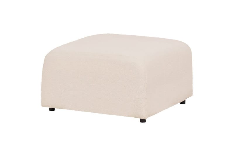 Fotpall Falsterbo Ljusbeige, Bouclé - Ljusbeige, Bouclé - Möbler - Fåtölj & stolar - Pall & puff - Fotpallar