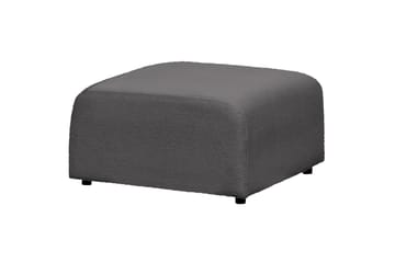 Fotpall Falsterbo Mörkgrå, Bouclé - Mörkgrå, Bouclé - Möbler - Fåtölj & stolar - Pall & puff - Fotpallar
