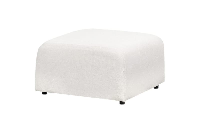 Fotpall Falsterbo Vit, Bouclé - Vit, Bouclé - Möbler - Fåtölj & stolar - Pall & puff - Fotpallar
