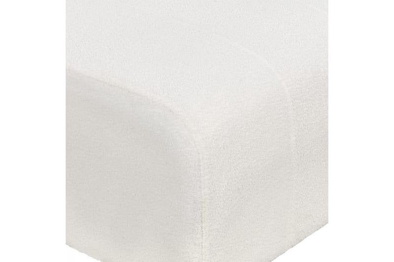 Fotpall Falsterbo Vit, Bouclé - Vit, Bouclé - Möbler - Fåtölj & stolar - Pall & puff - Fotpallar
