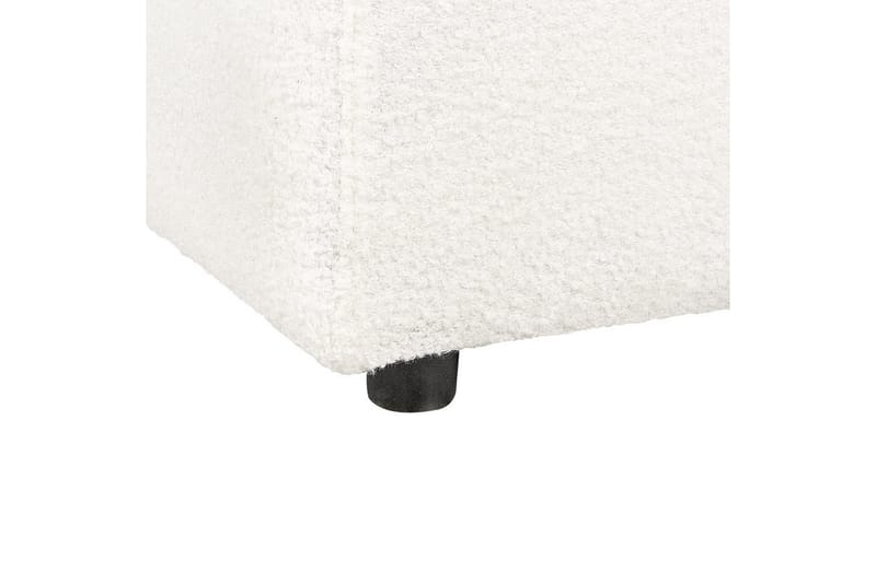 Fotpall Falsterbo Vit, Bouclé - Vit, Bouclé - Möbler - Fåtölj & stolar - Pall & puff - Fotpallar