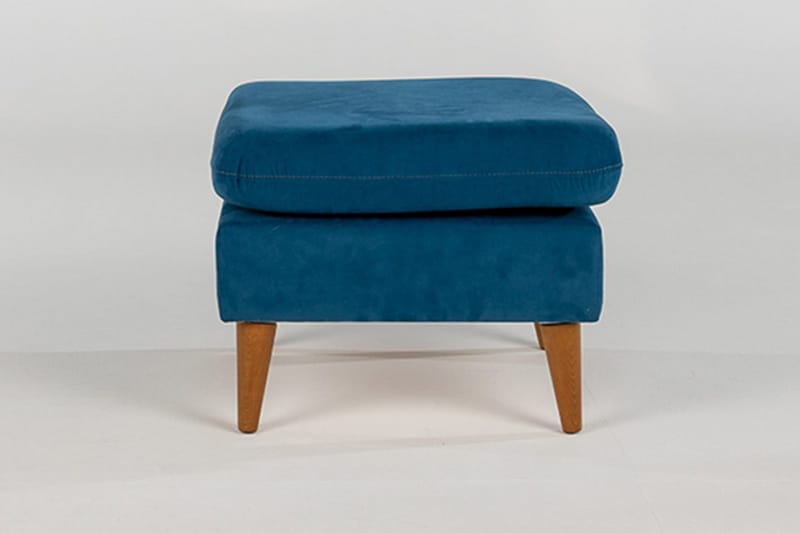 Faulman Fotpall - Blå - Möbler - Fåtölj & stolar - Pall & puff - Fotpallar