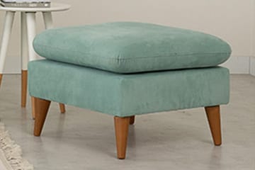 Faulman Fotpall - Grön - Möbler - Fåtölj & stolar - Pall & puff - Fotpallar