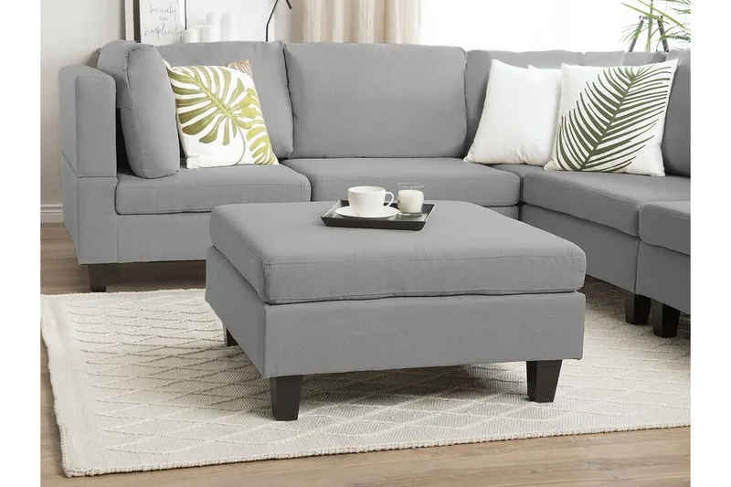 Fevik Fotpall 76|76 cm, Grå