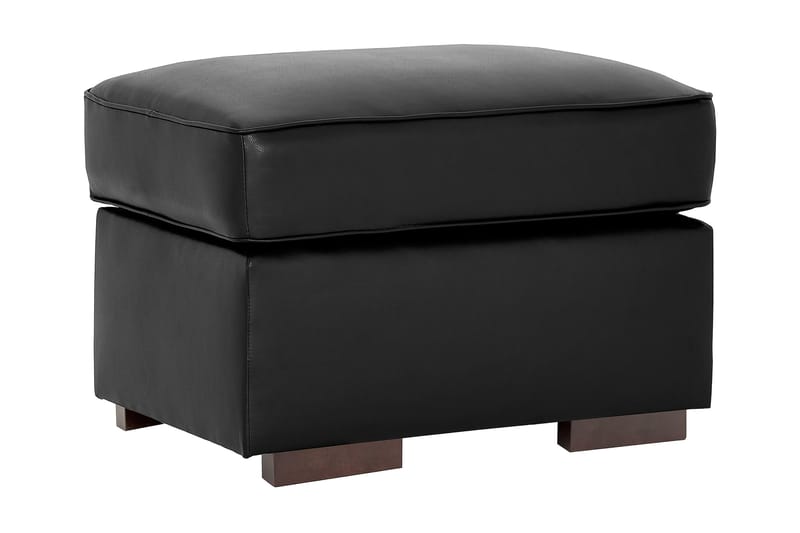 Fotpall Alter 60 cm Svart - Ecoläder - Möbler - Fåtölj & stolar - Pall & puff - Fotpallar