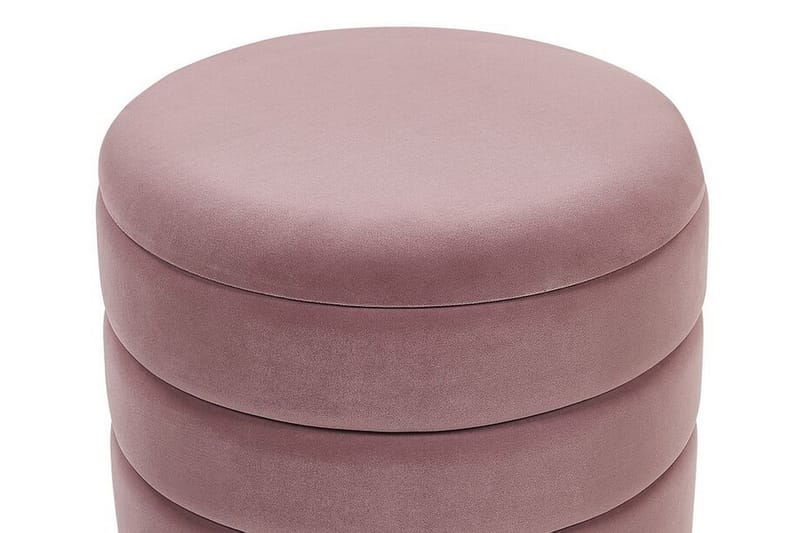 Fotpall Backarna med Förvaring 2-pack - Rosa - Möbler - Fåtölj & stolar - Pall & puff - Fotpallar