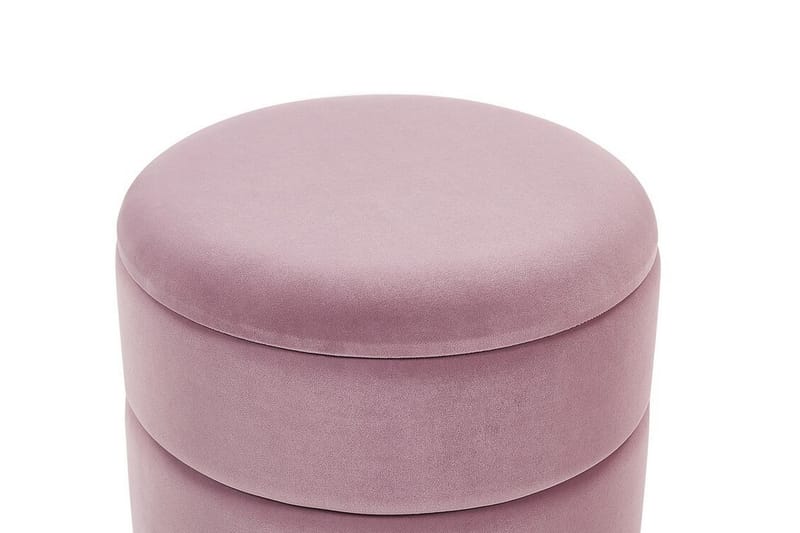 Fotpall Brunnsberg med Förvaring - Rosa - Möbler - Fåtölj & stolar - Pall & puff - Fotpallar